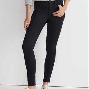 Madewell 9" Mid-rise Skinny Black Jean 26